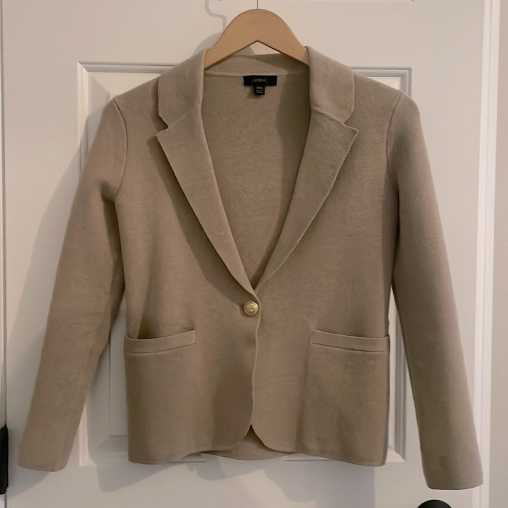 J.Crew Camille Shrunken Sweater Blazer